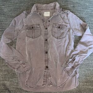 American Eagle utility button up XS